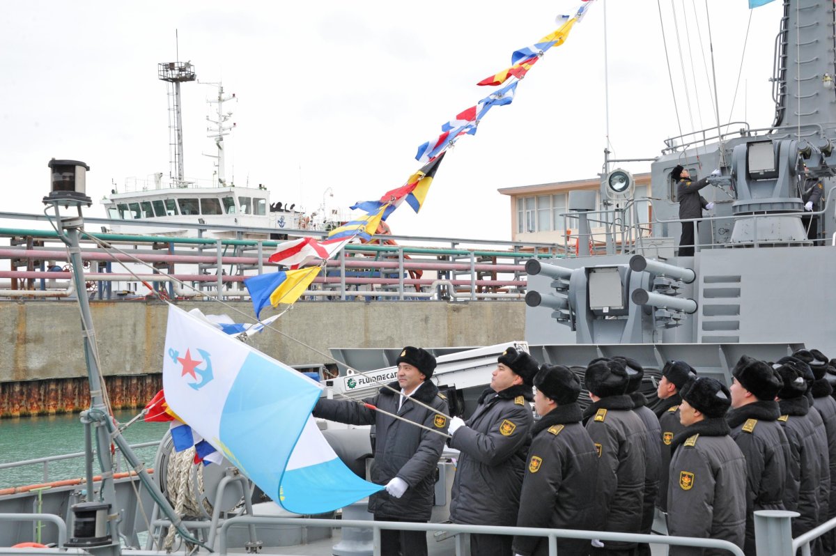 Флаг ВМФ Казахстана