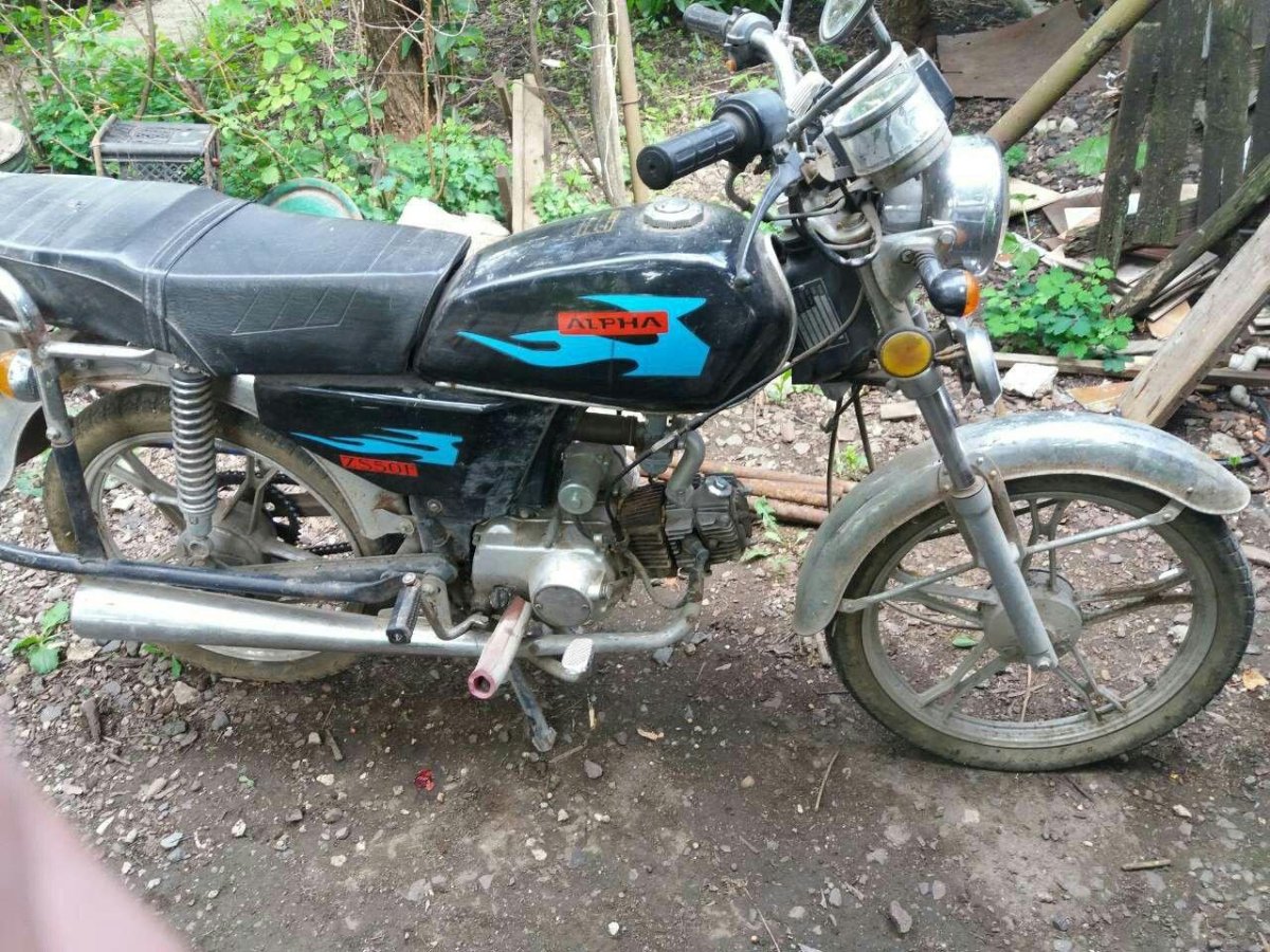 Мопед Альфа 110 старый