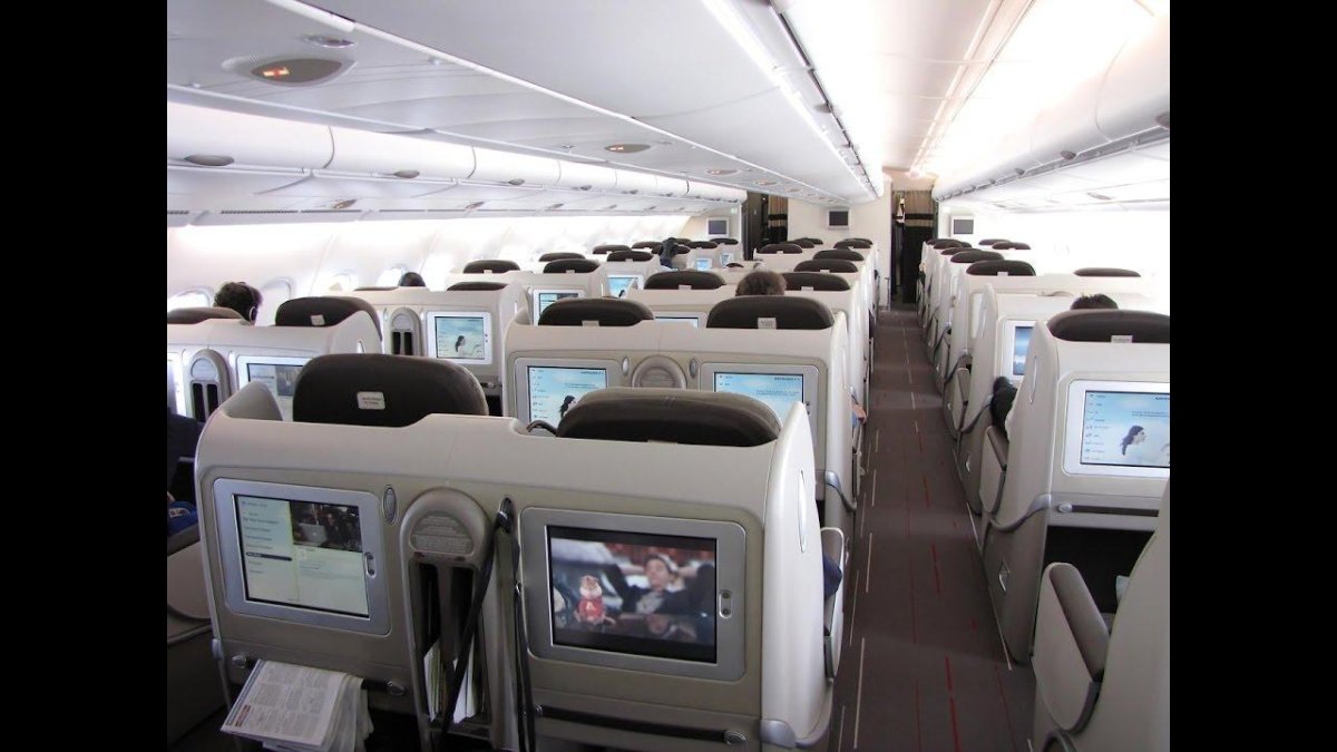 Airbus a380-800 салон