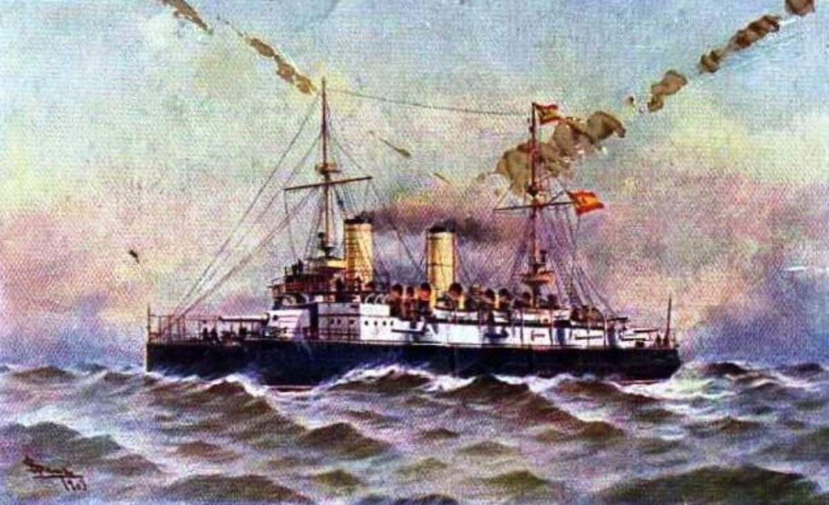 Испанский крейсер Кардинал Cisneros