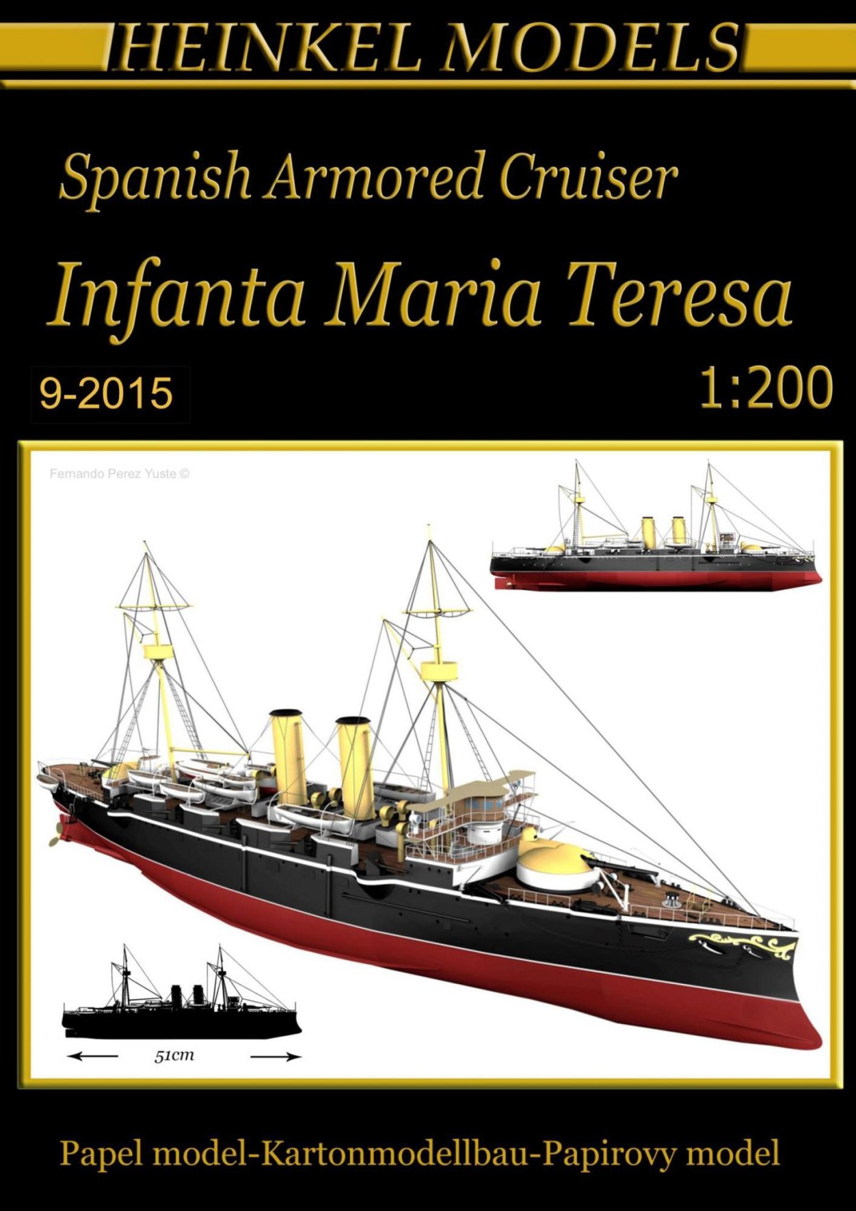 Модель крейсера Инфанта Мария Тереза