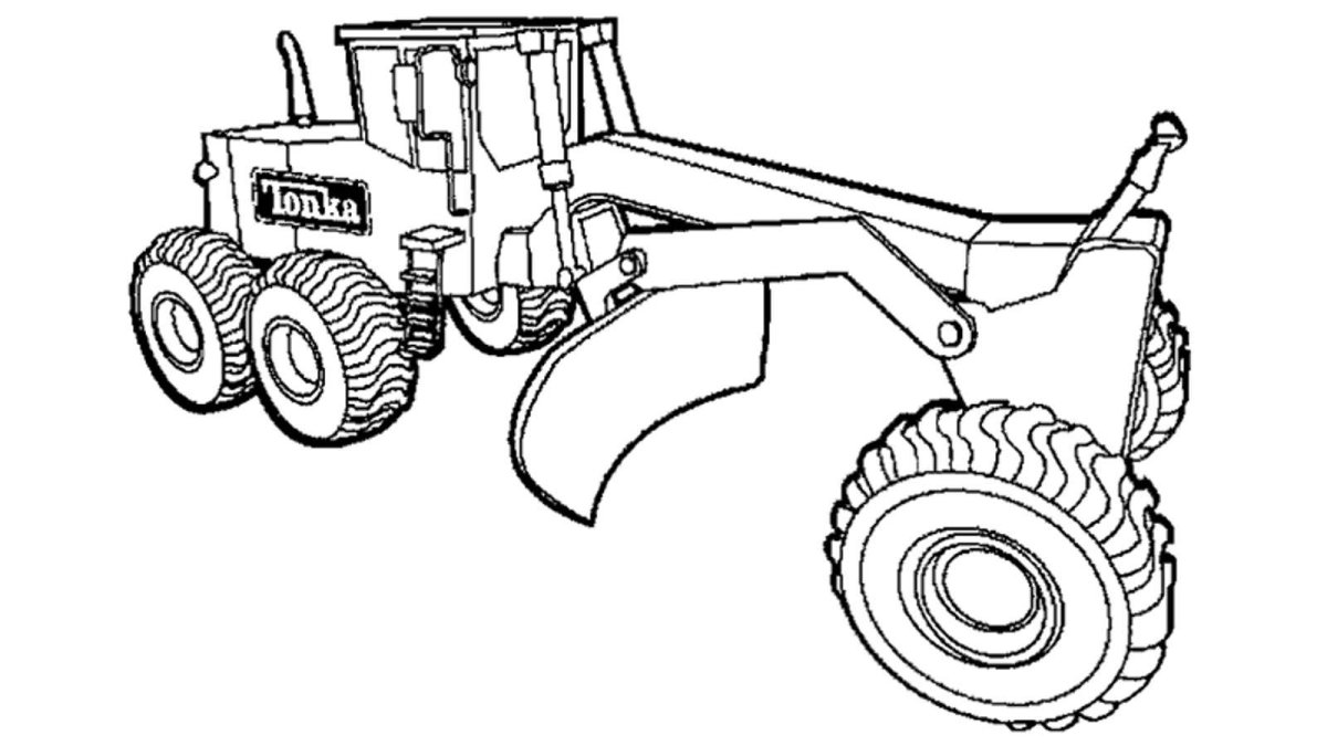 Раскраски трактор МТЗ 82