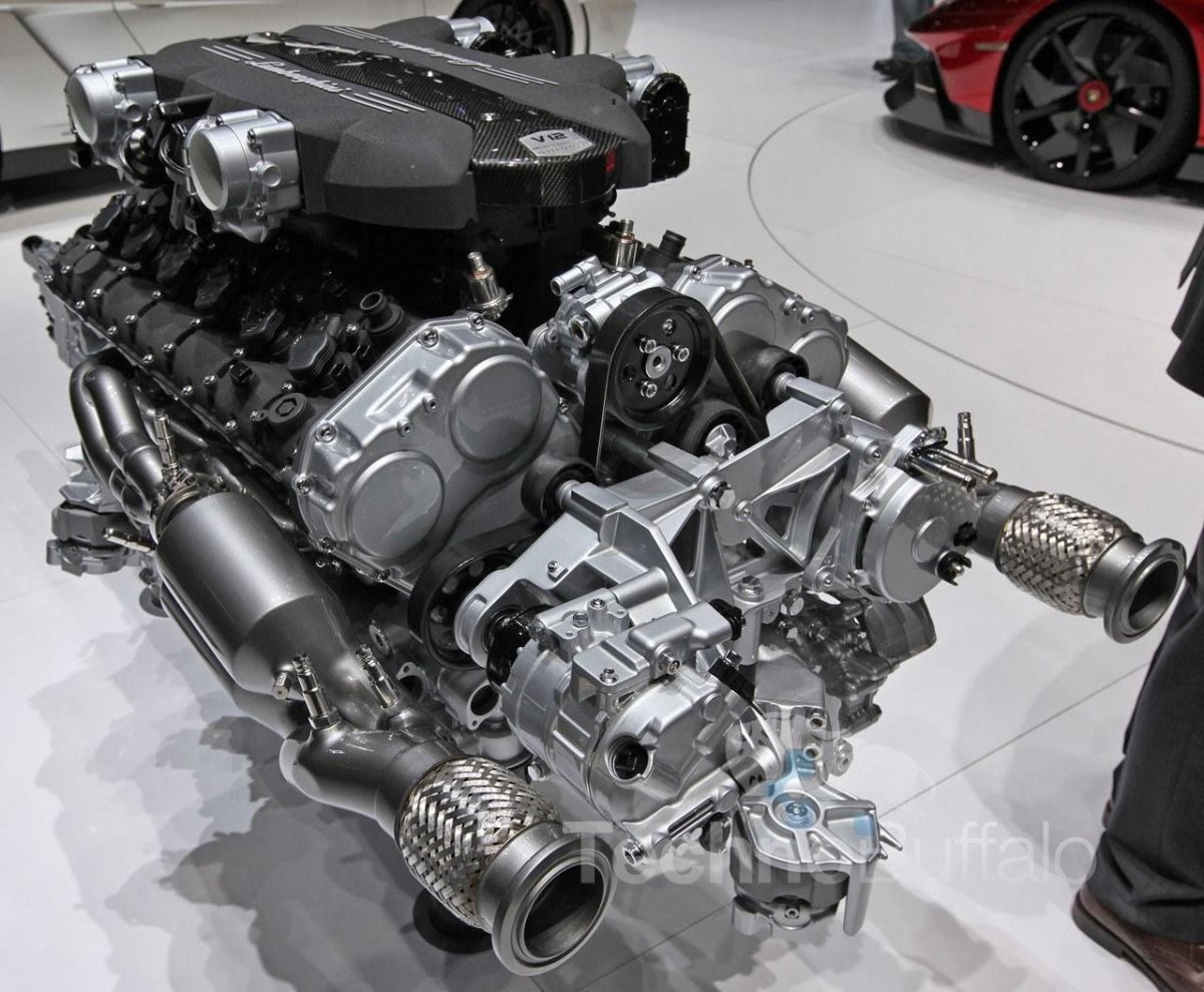 Lamborghini Aventador двигатель