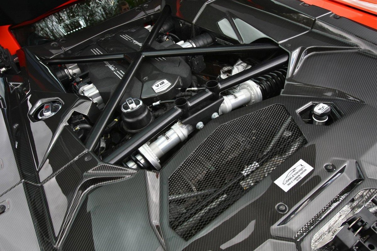 Lamborghini Aventador мотор