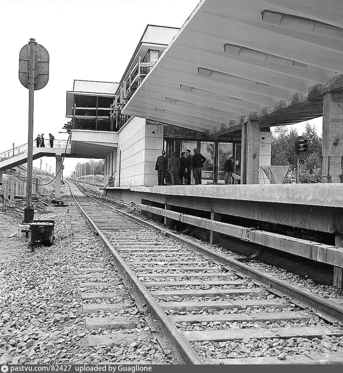 Станция метро Измайловский парк. Октябрь 1961. (Измайловская)