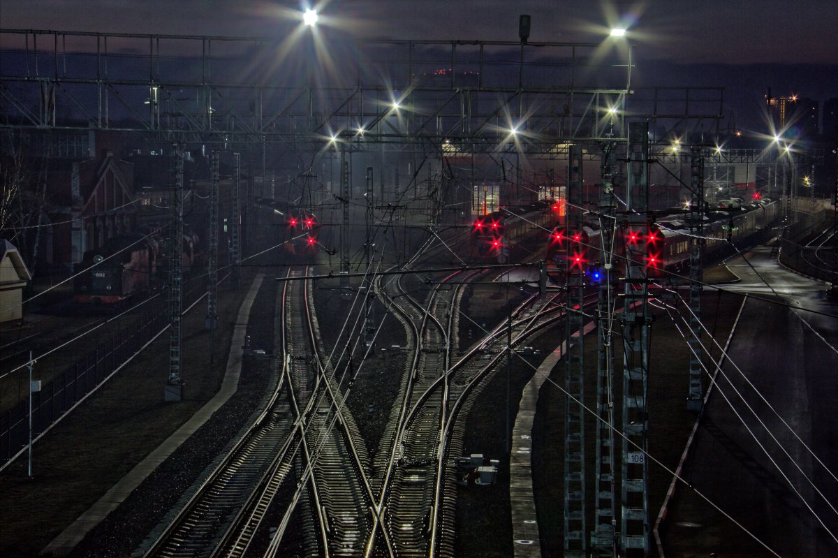 Депо Измайлово рельсы