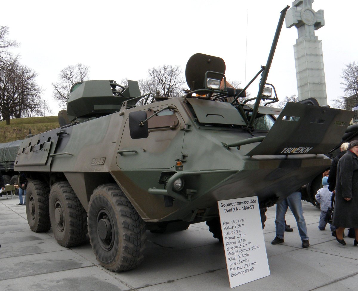 Бронетранспортер sisu xa-180 «pasi»