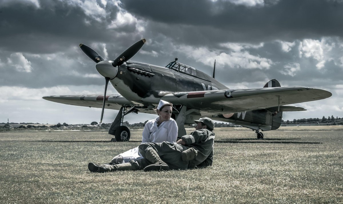 Ретро самолет