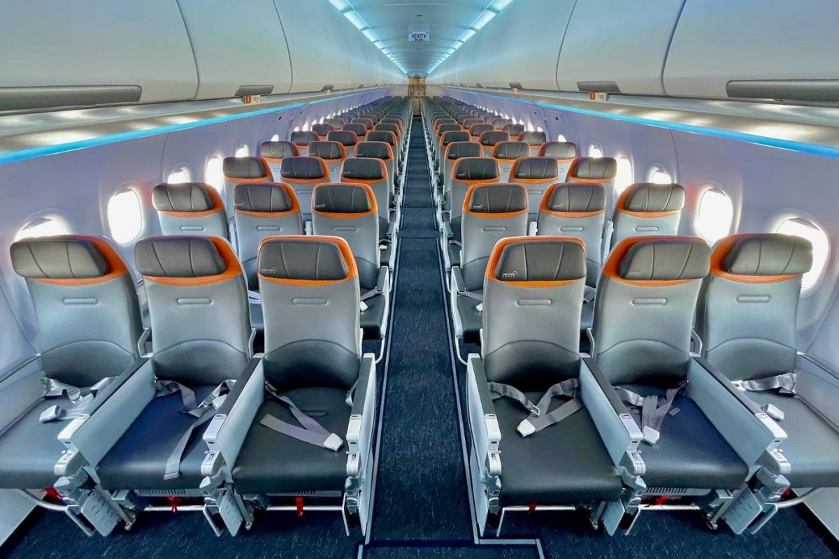 Airbus a321neo салон