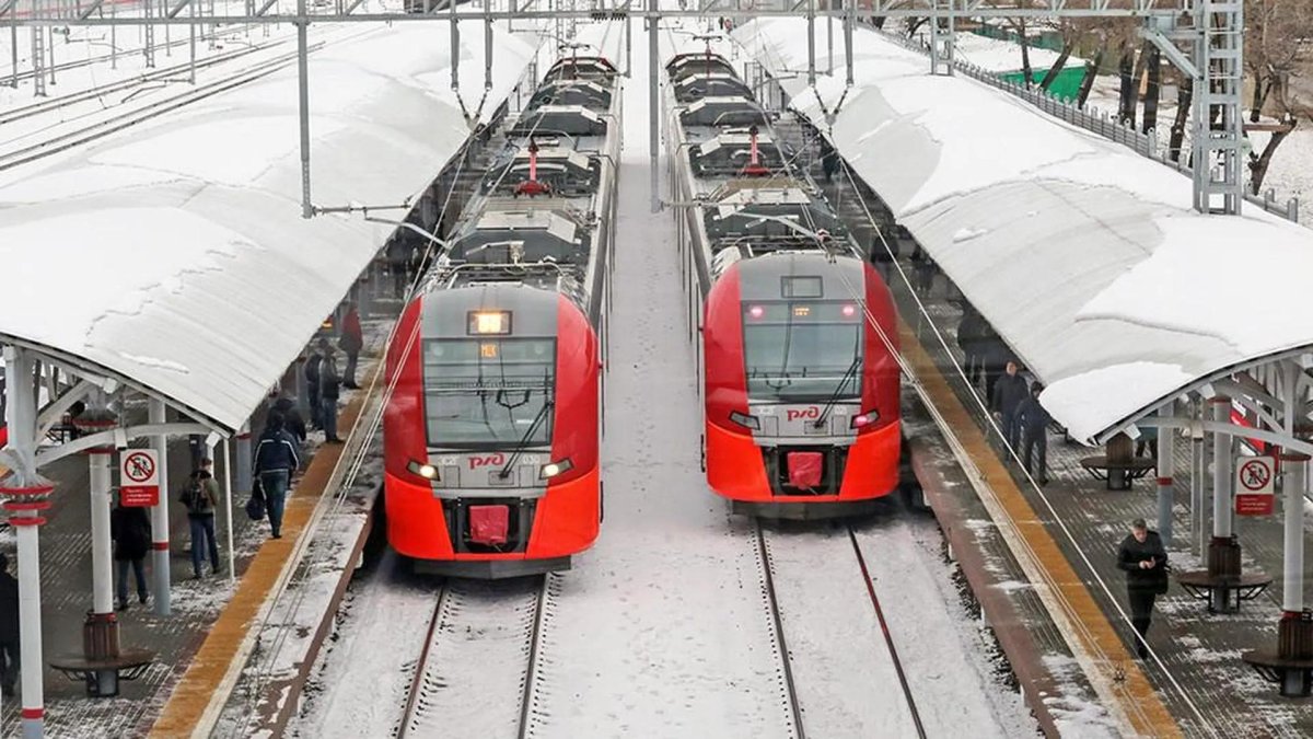Поезд Ласточка МЦД