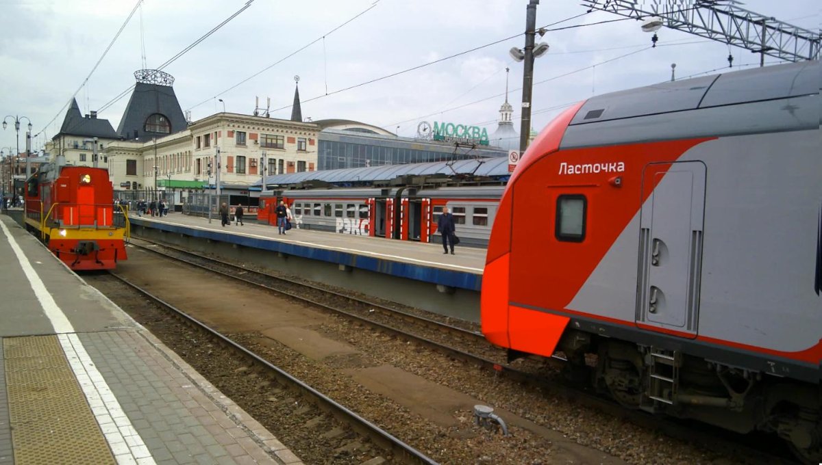 Ласточка на Казанском вокзале