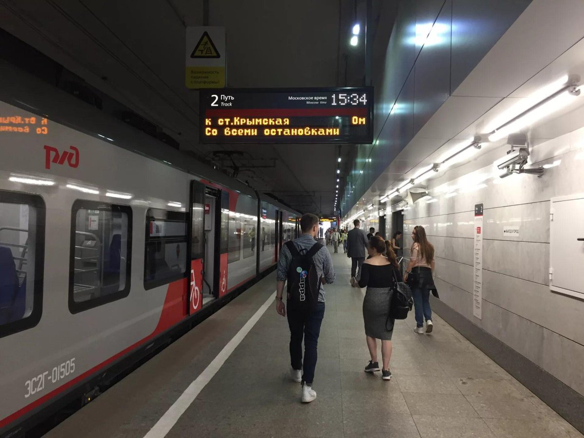 Площадь Гагарина платформа