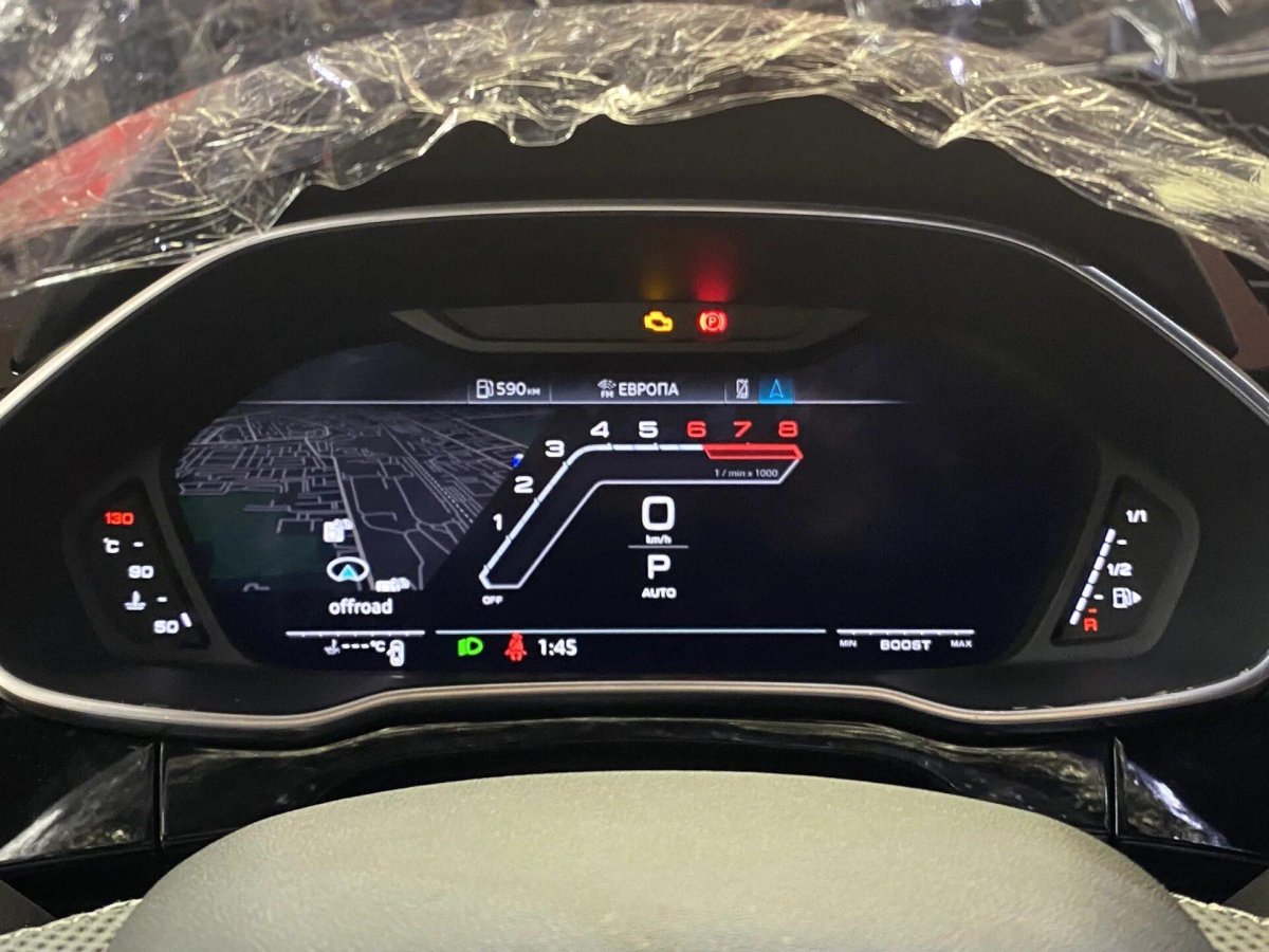 Audi q3 цифровая приборная панель