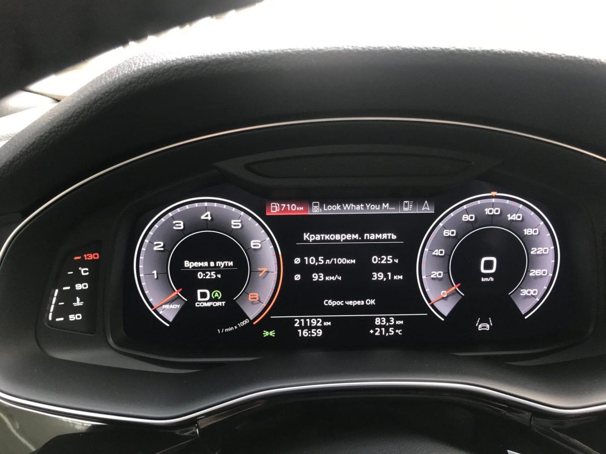 Audi q7 приборка