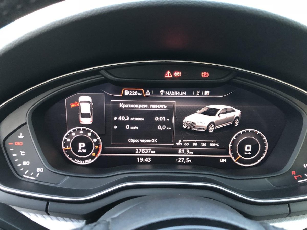 Audi a4 b9 электронная приборная