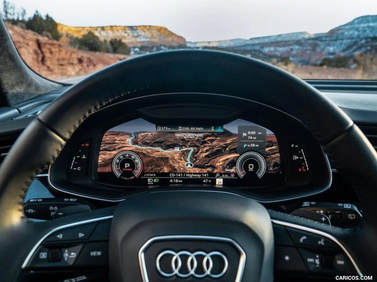 Audi q8 приборная панель
