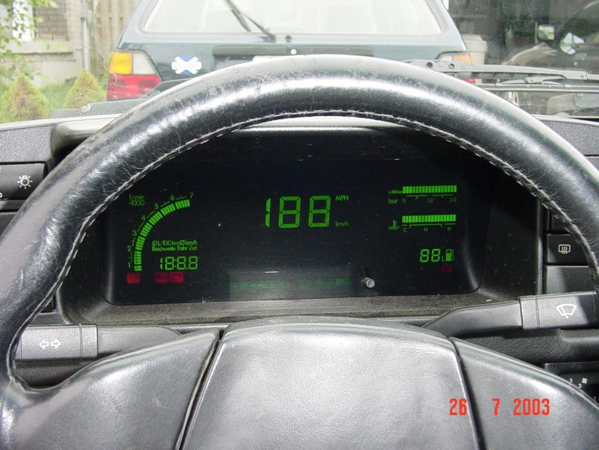 Audi 80 приборная панель