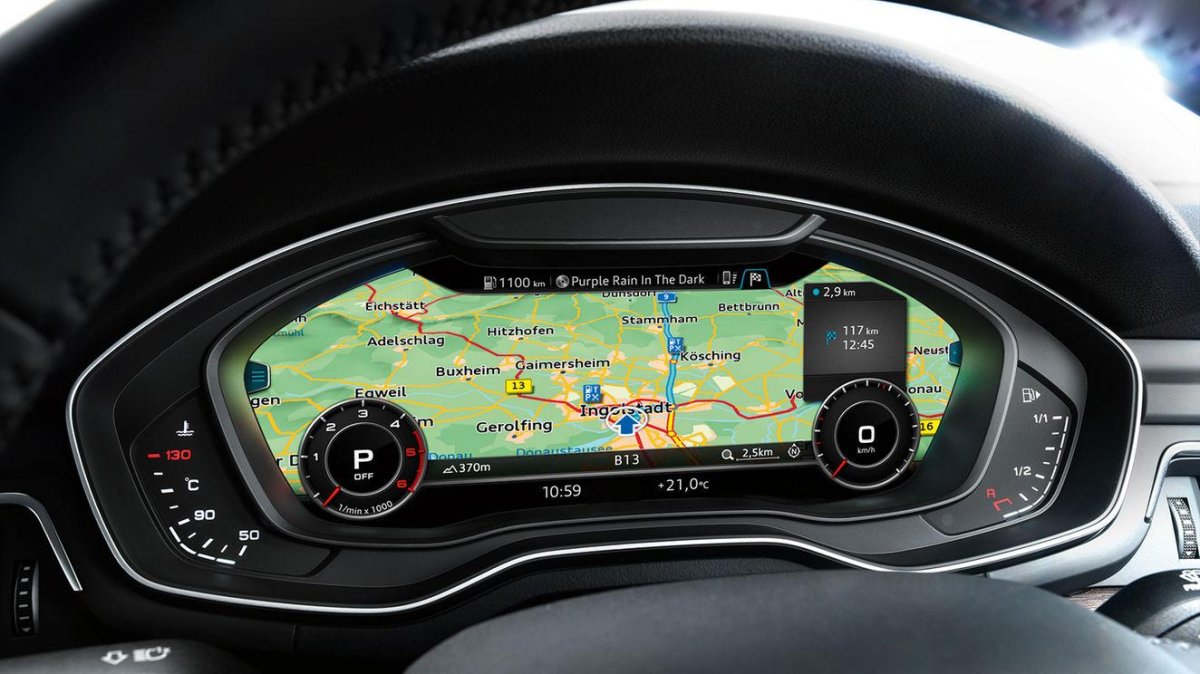 Audi a4 b9 цифровая приборная панель