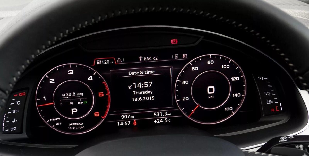 Audi q7 приборка