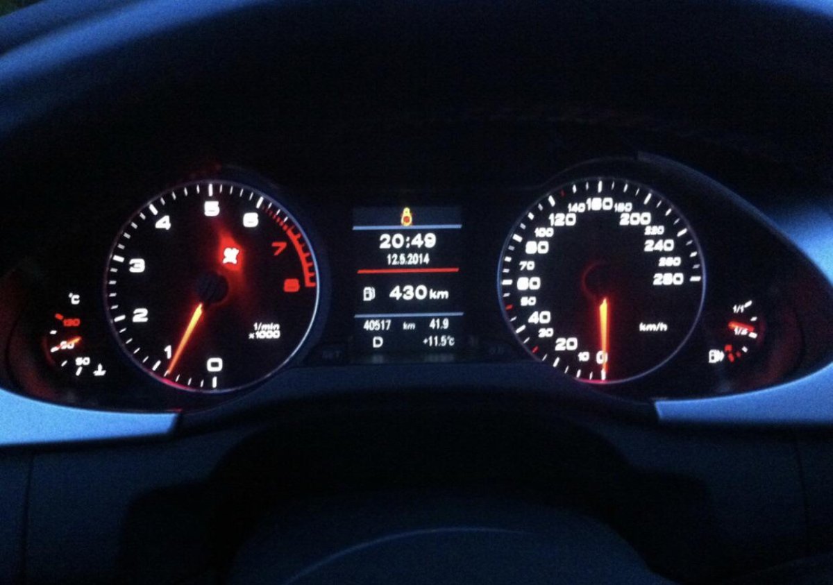 Панель приборов Audi a4 b8