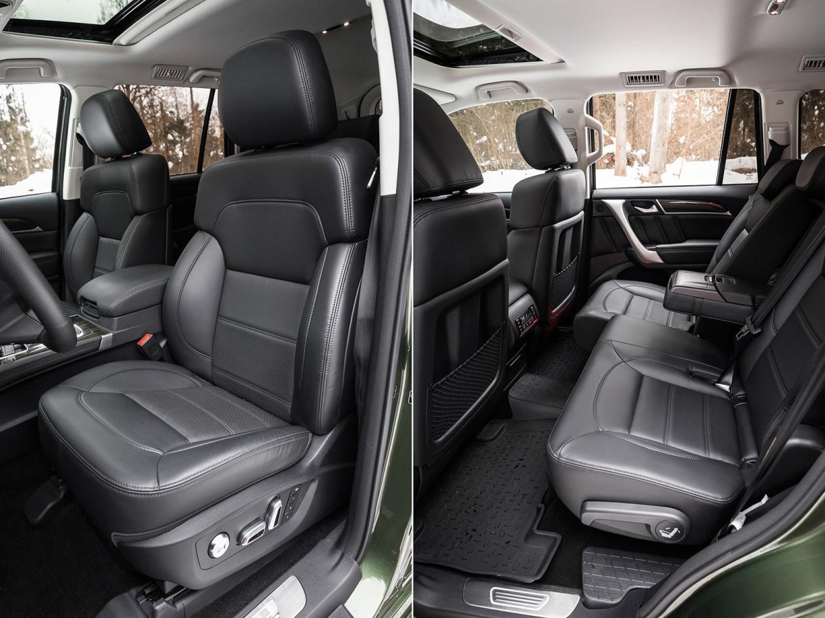 Haval h9 салон сзади