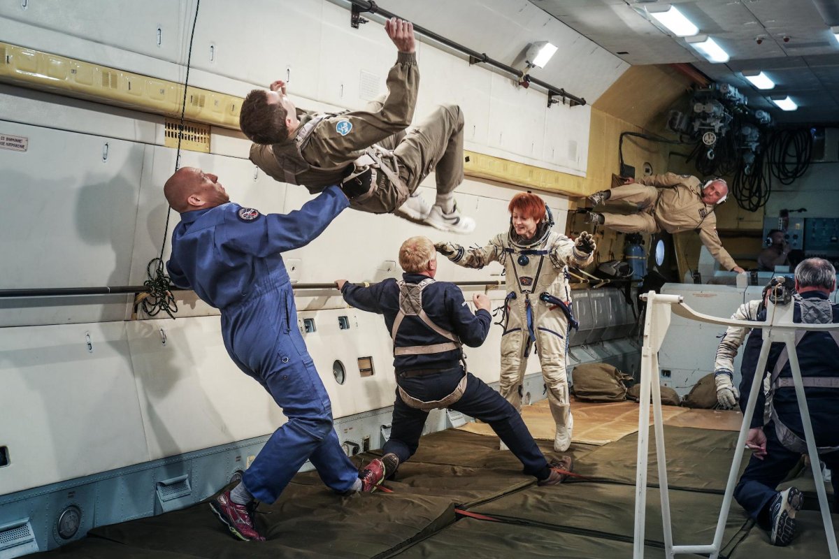 Тренировки Космонавтов ил 76