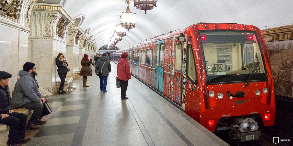 Москва 2017 Метропоезд