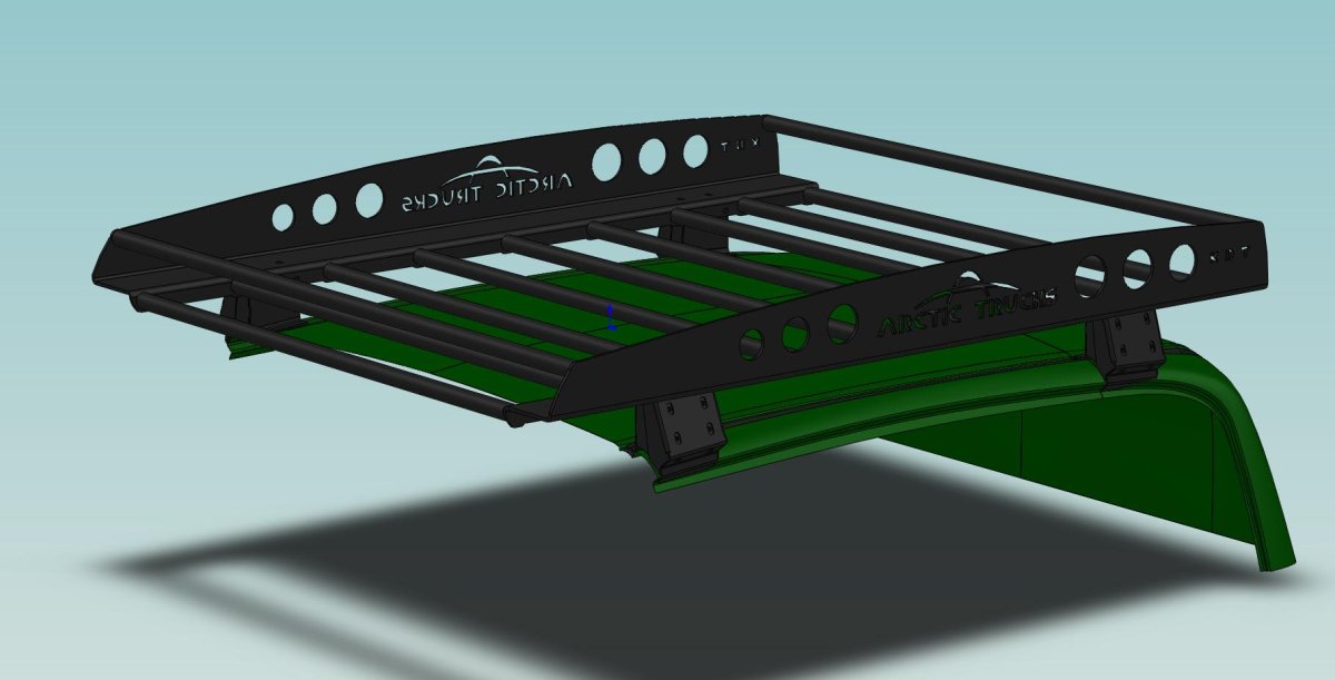 Экспедиционный багажник из алюминия