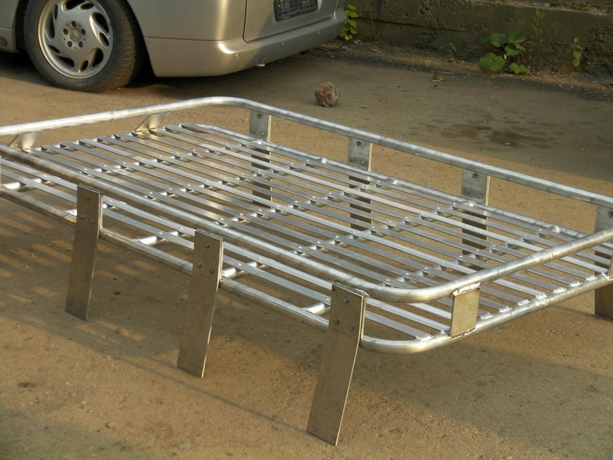 Экспедиционный багажник на крышу (алюминиевый) 130х100