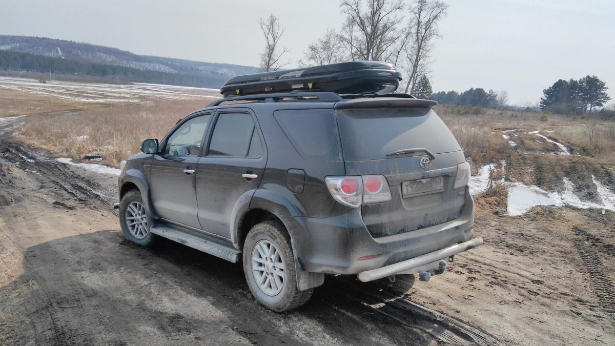 Toyota Fortuner рейлинги