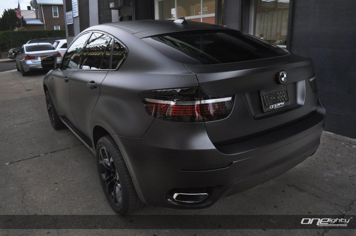 BMW x6 e71 серый матовый