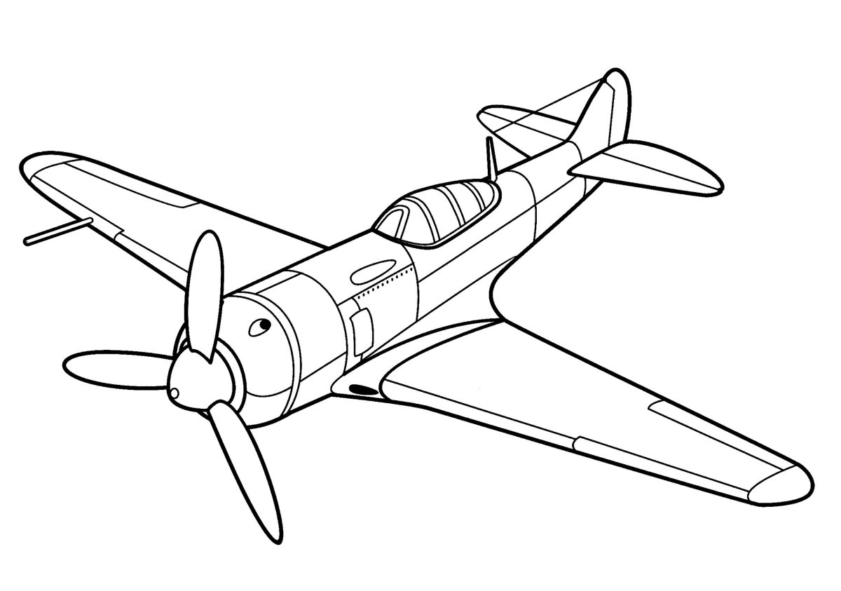 Ил 2 раскраска самолёта
