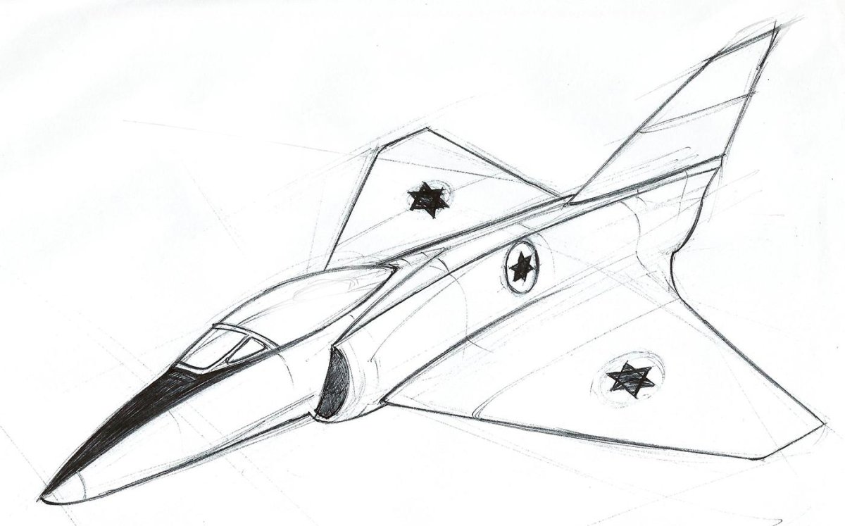 Набросок самолета