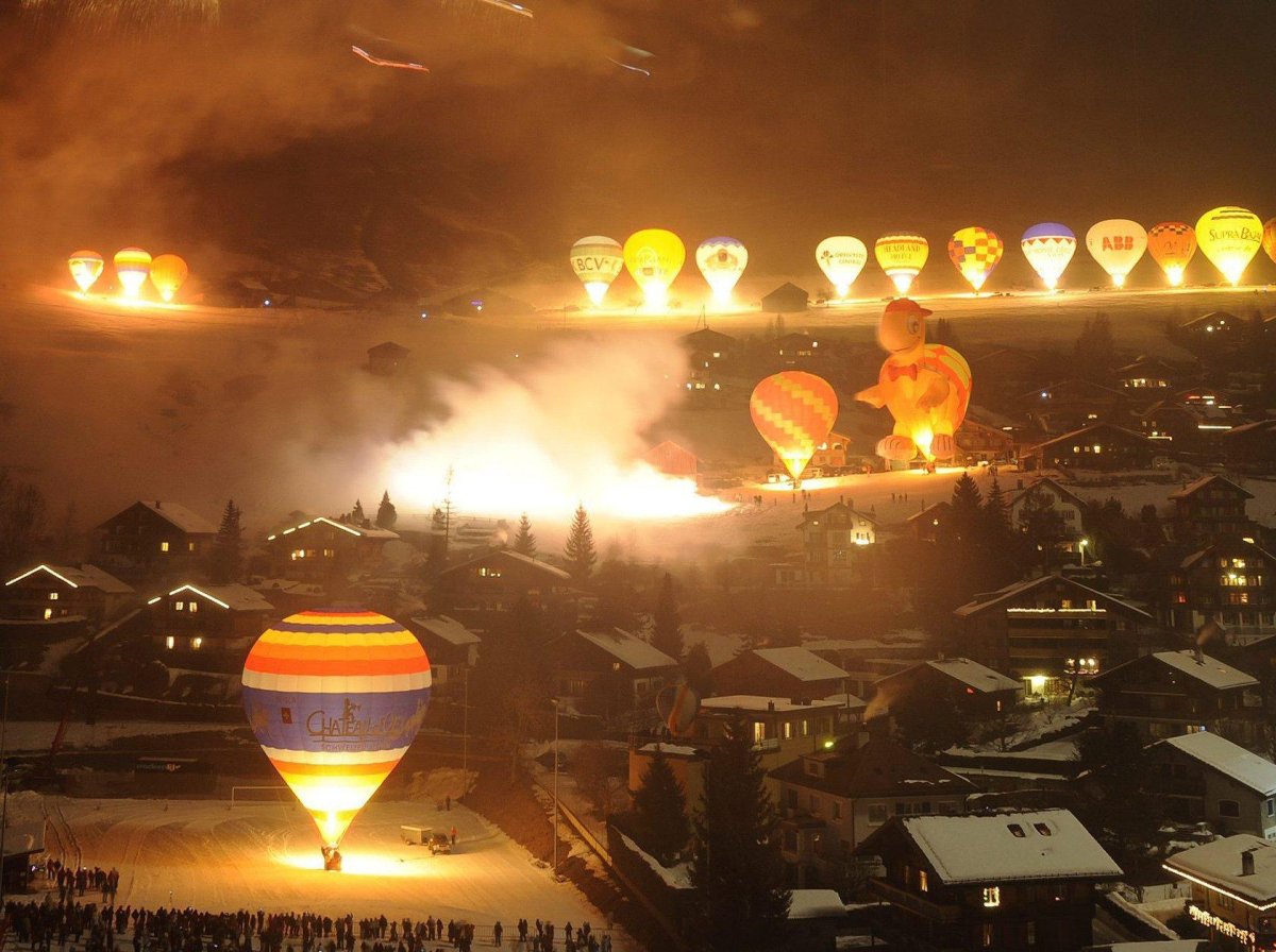 Фестиваль воздушных шаров во Франции