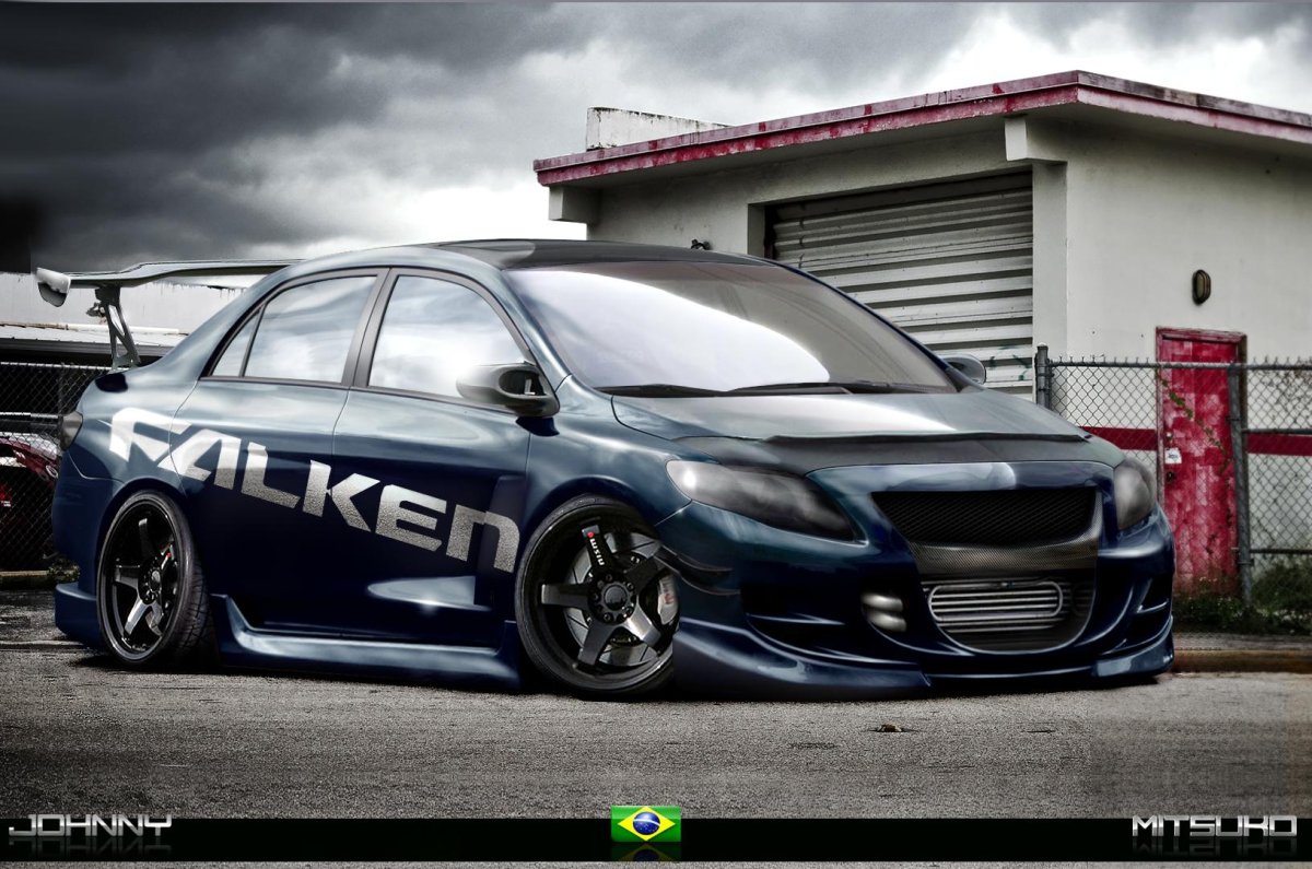 Тюнингованная Тойота Королла