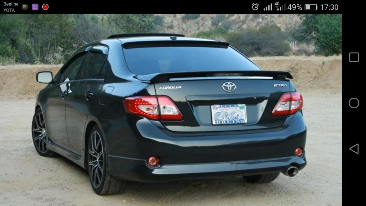 Toyota Corolla 2008 обвес