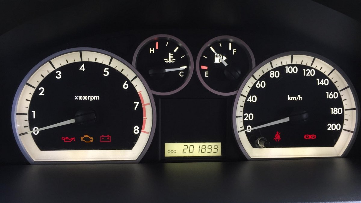 Chevrolet Aveo приборная панель