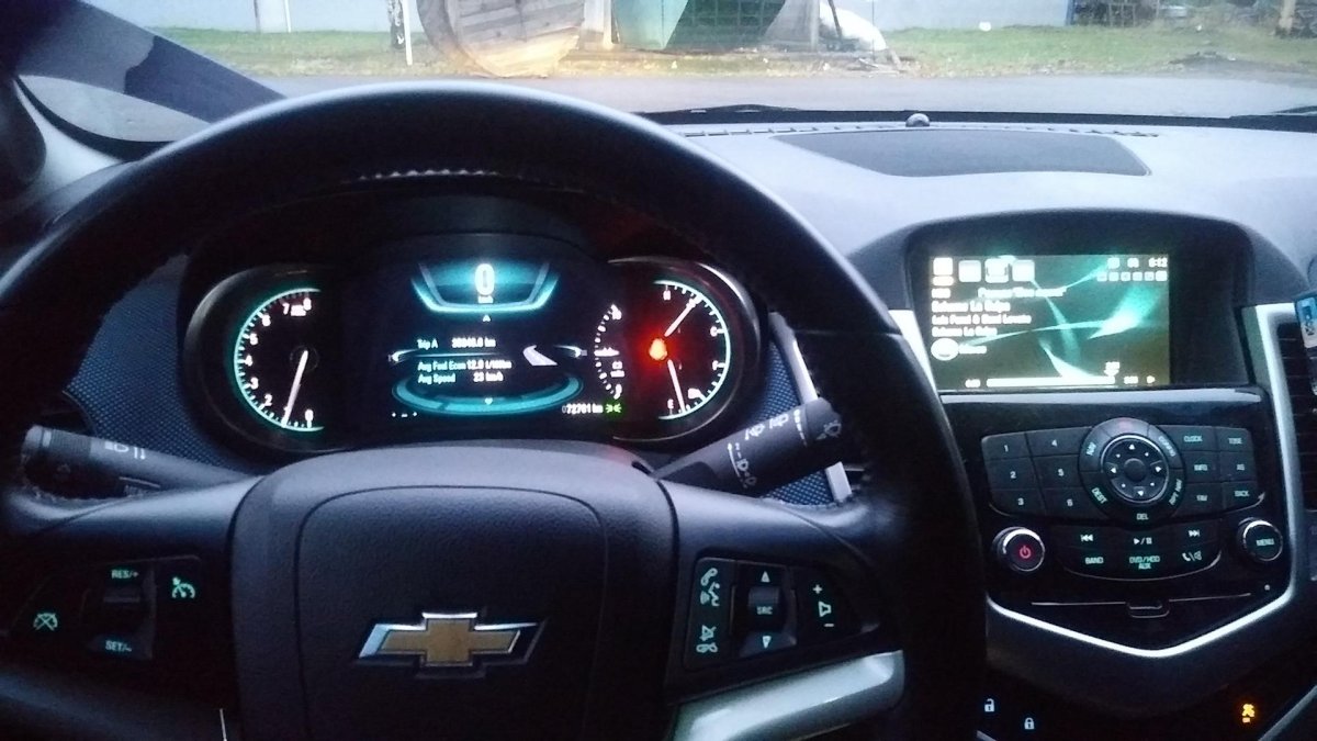 Электронный спидометр на Шевроле Круз