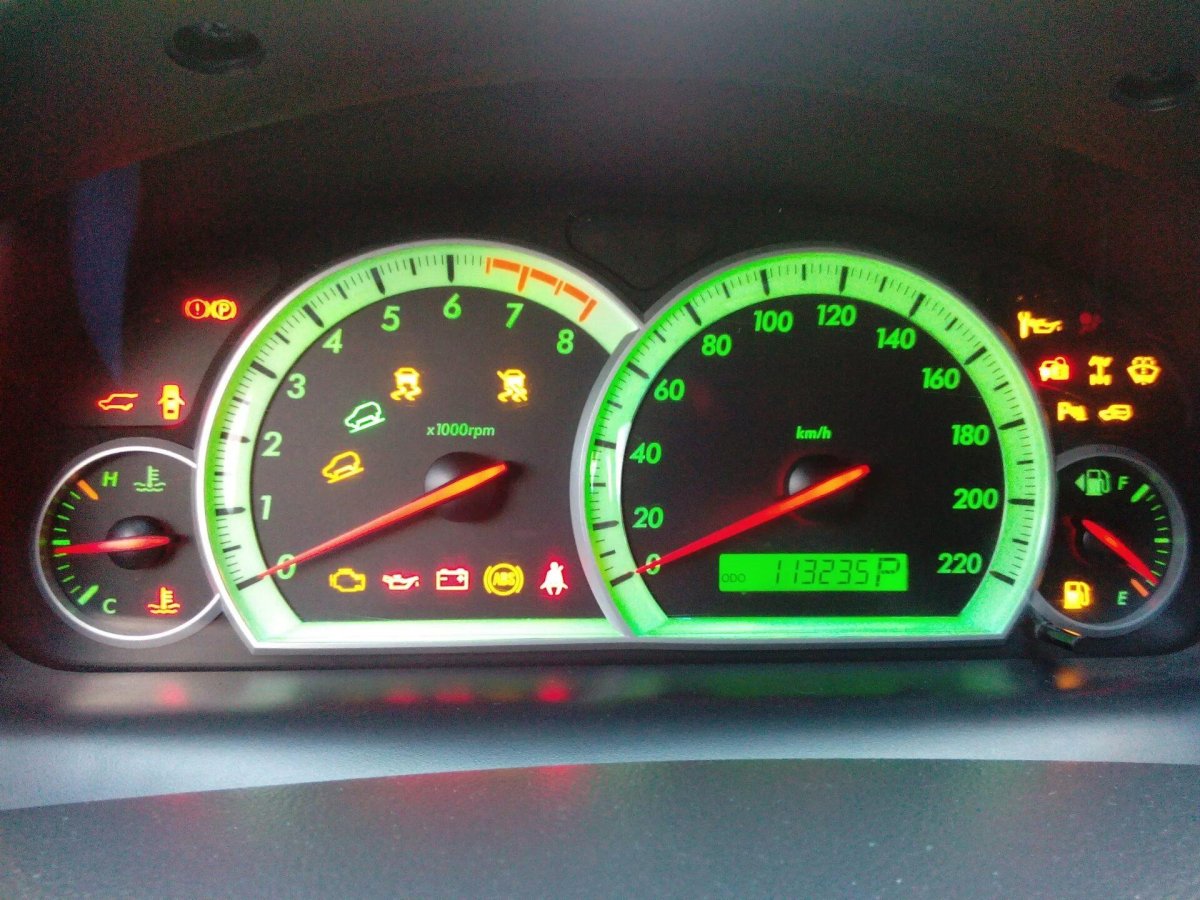 Chevrolet Captiva приборная панель