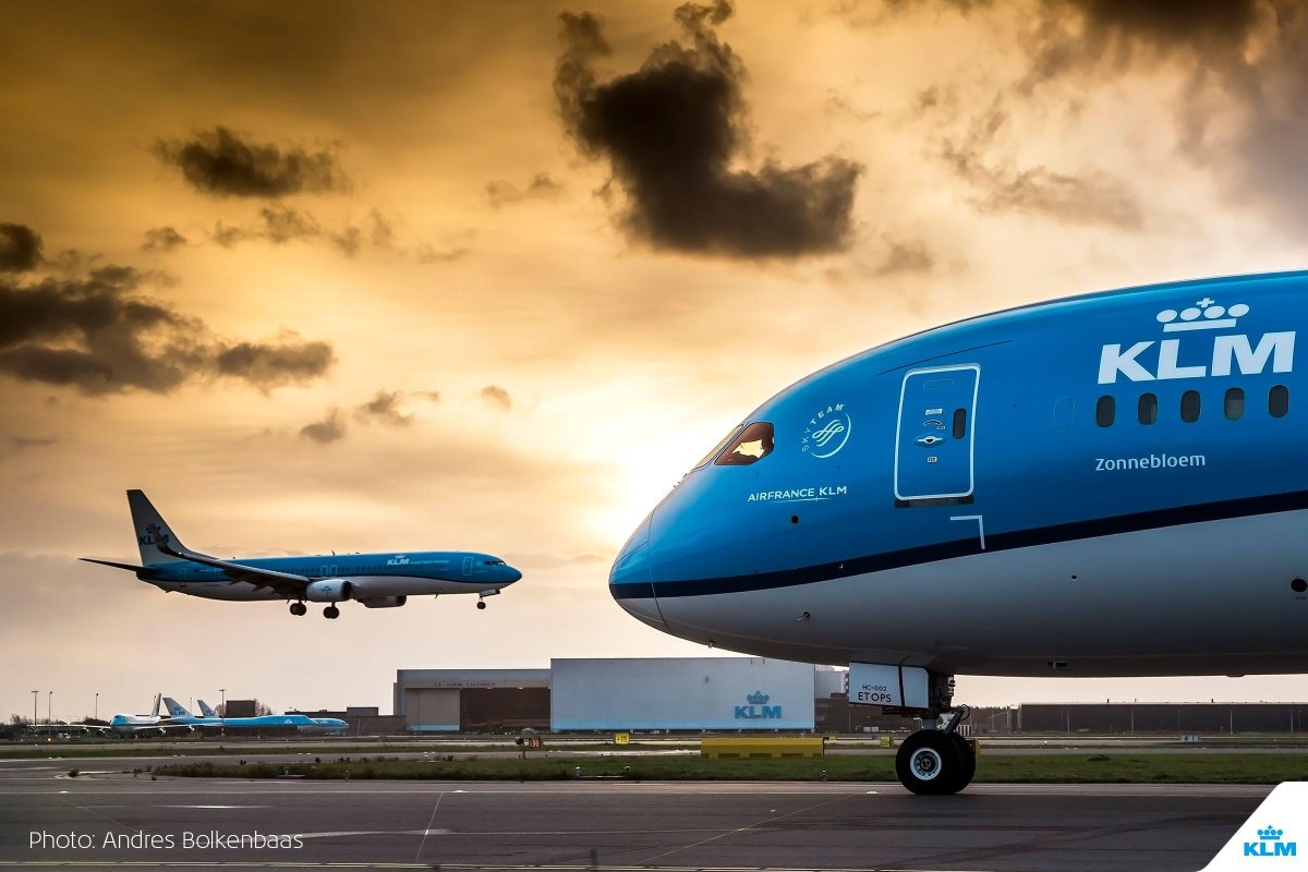 KLM авиакомпания самолеты