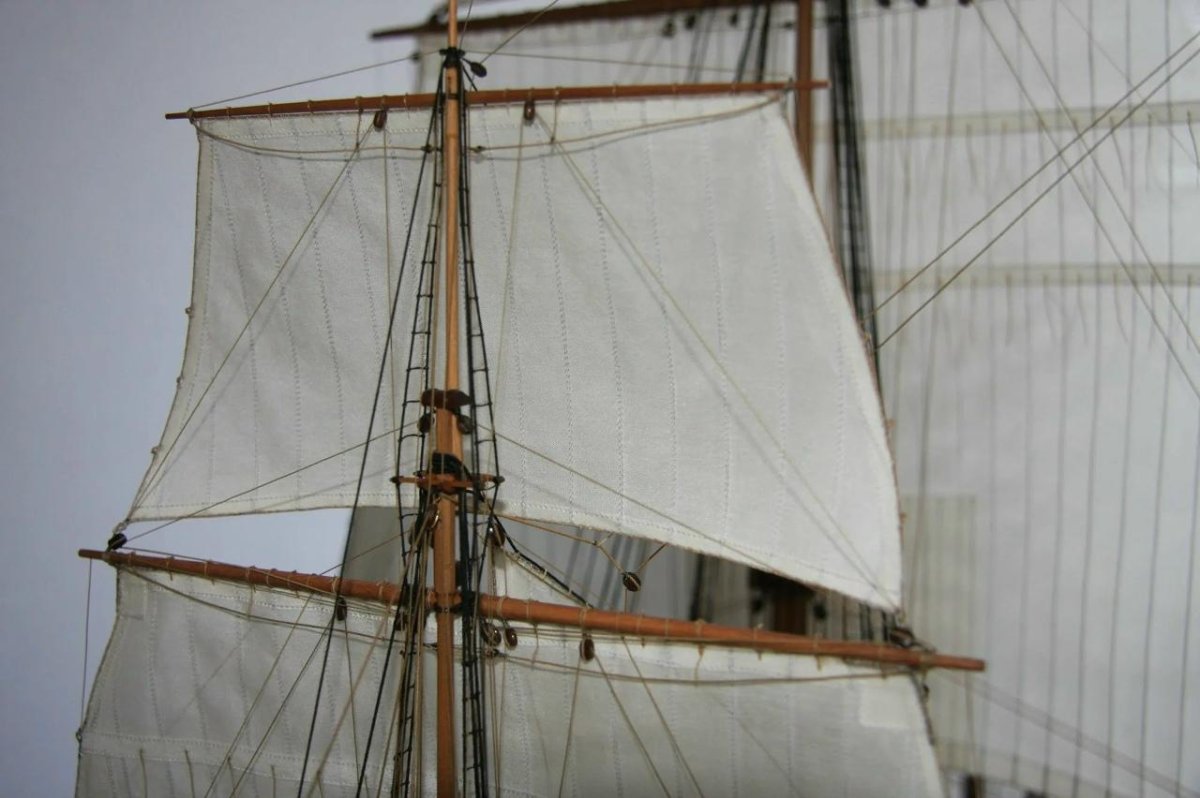 Рангоут брига Меркурий