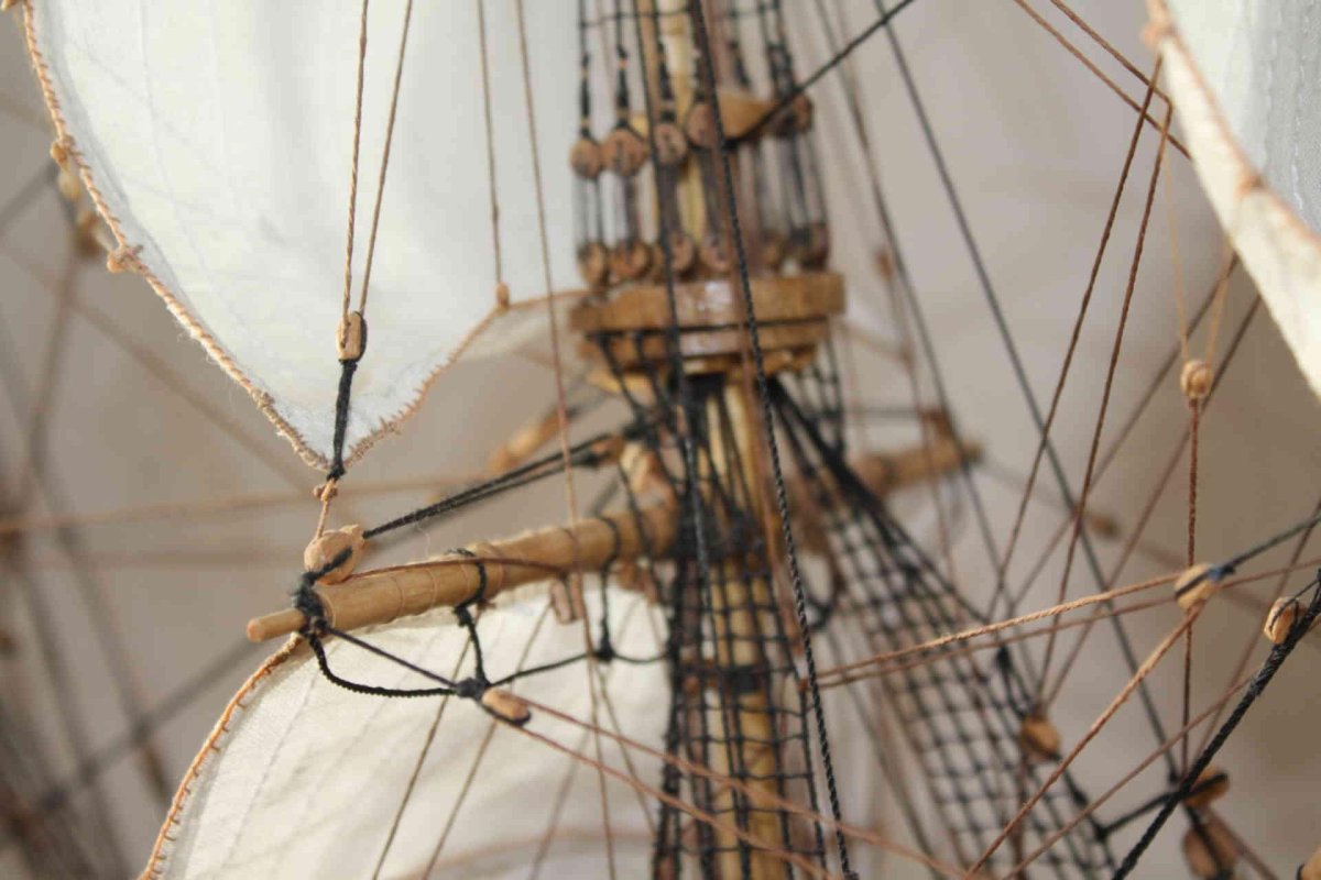 Бегучий такелаж фрегата