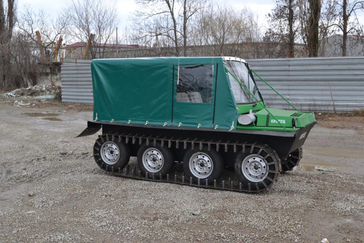 Колесно-гусеничный вездеход МГТУ