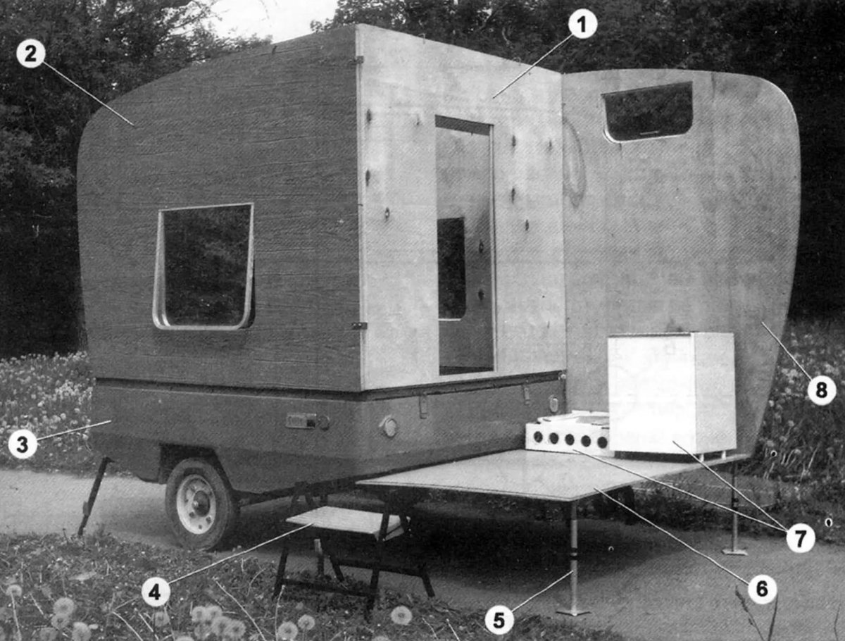 Жилой модуль на прицеп Скиф