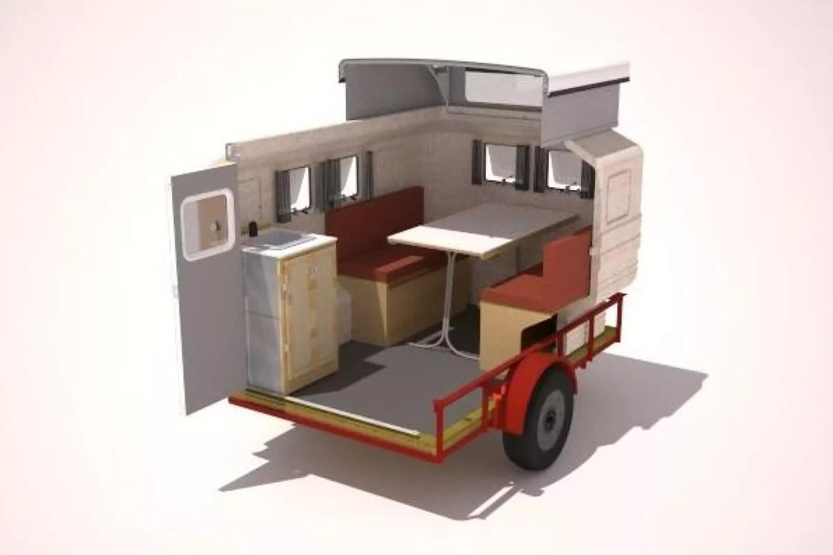 Прицеп жилой модуль АНВИР