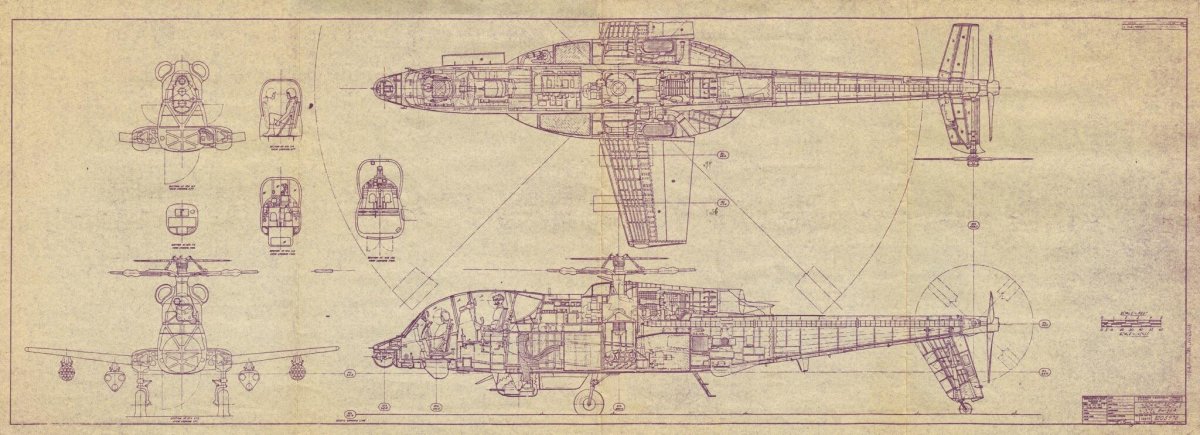 Ah 56 Cheyenne чертежи