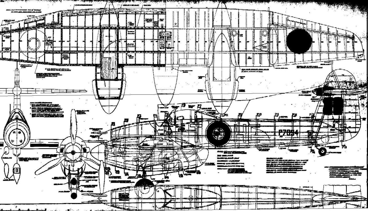 Westland Whirlwind чертеж