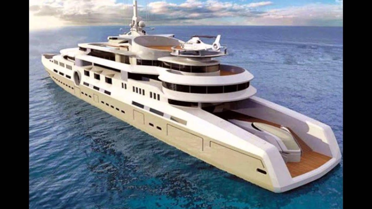 Самая дорогая яхта в мире Эклипс