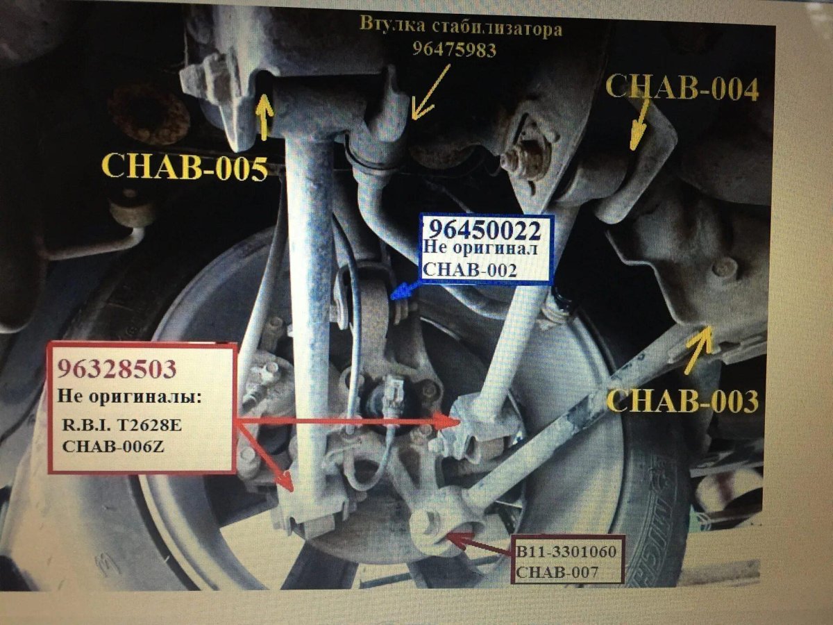 Передняя подвеска Шевроле Эпика 2.0