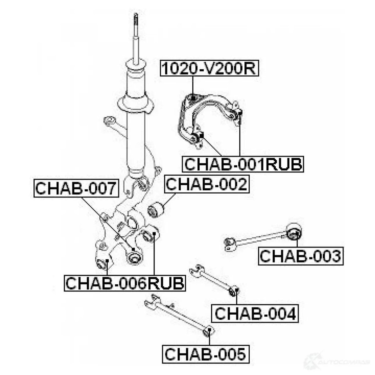 Сайлентблок chab-006z